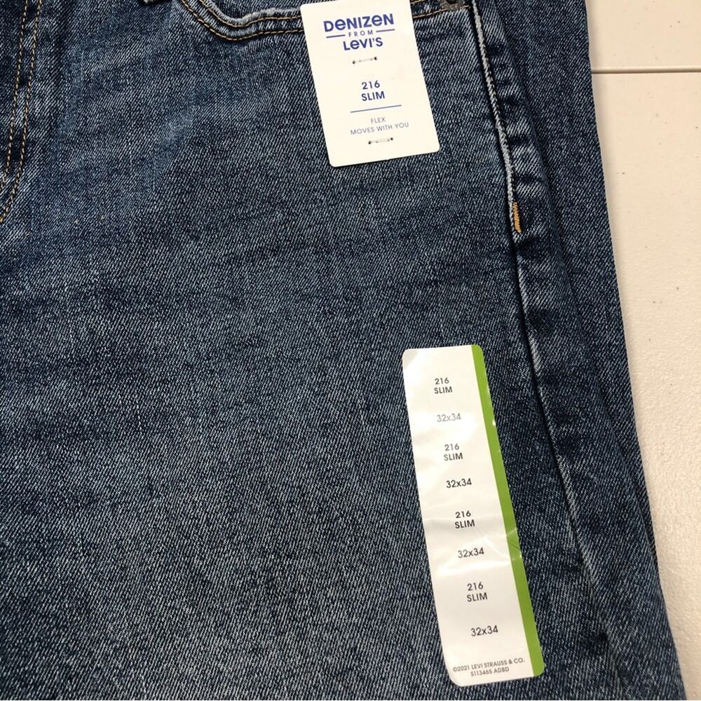 Denizen from Levi’s blue slim jeans 32x34 - Picture 4 of 7